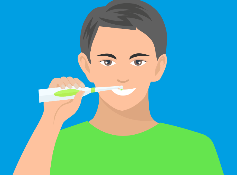 Come lavare i denti con lo spazzolino elettrico